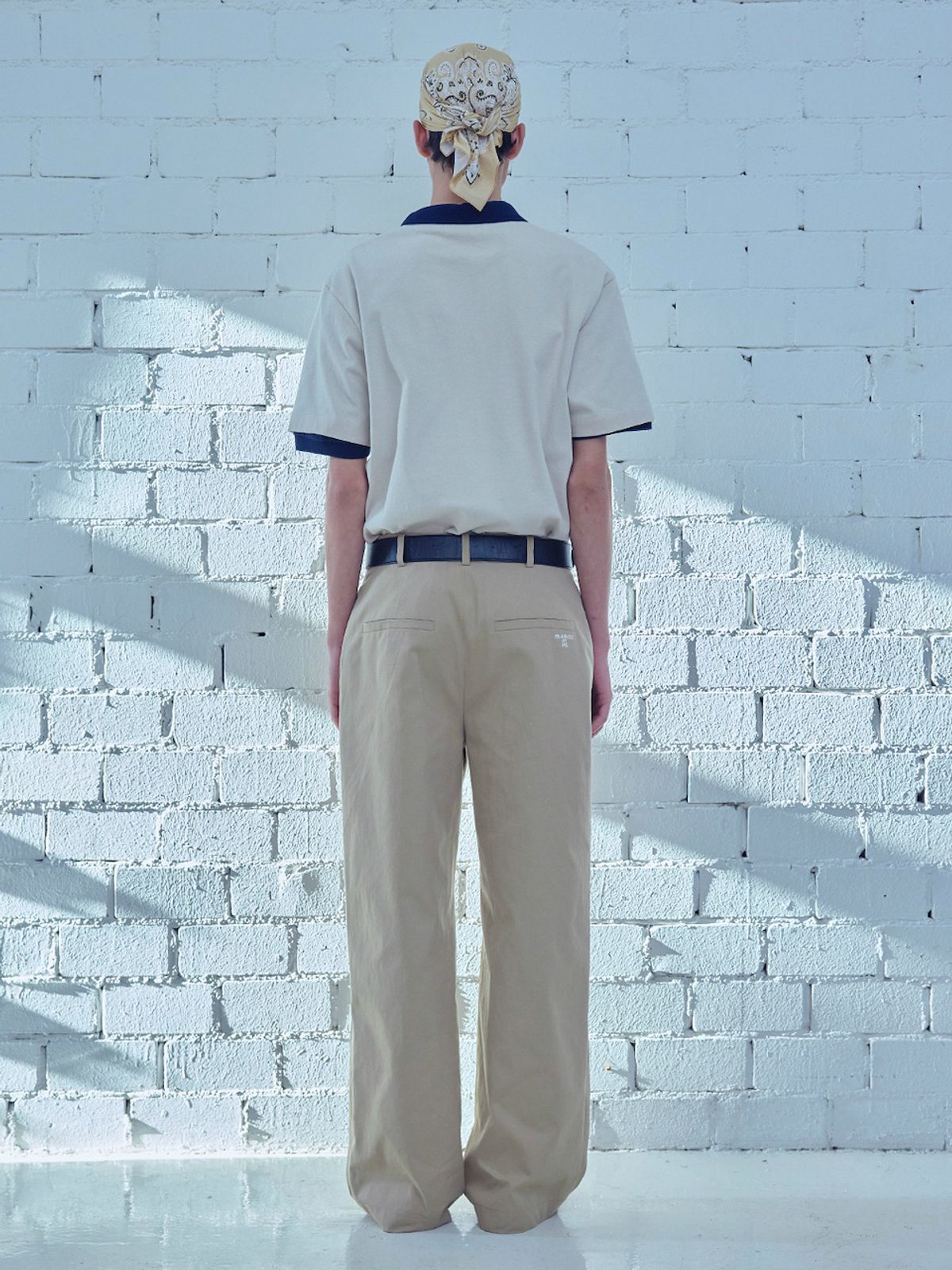 엘유브이엠(LUVM) STRAIGHT COTTON PANTS FOR MEN_CAMEL