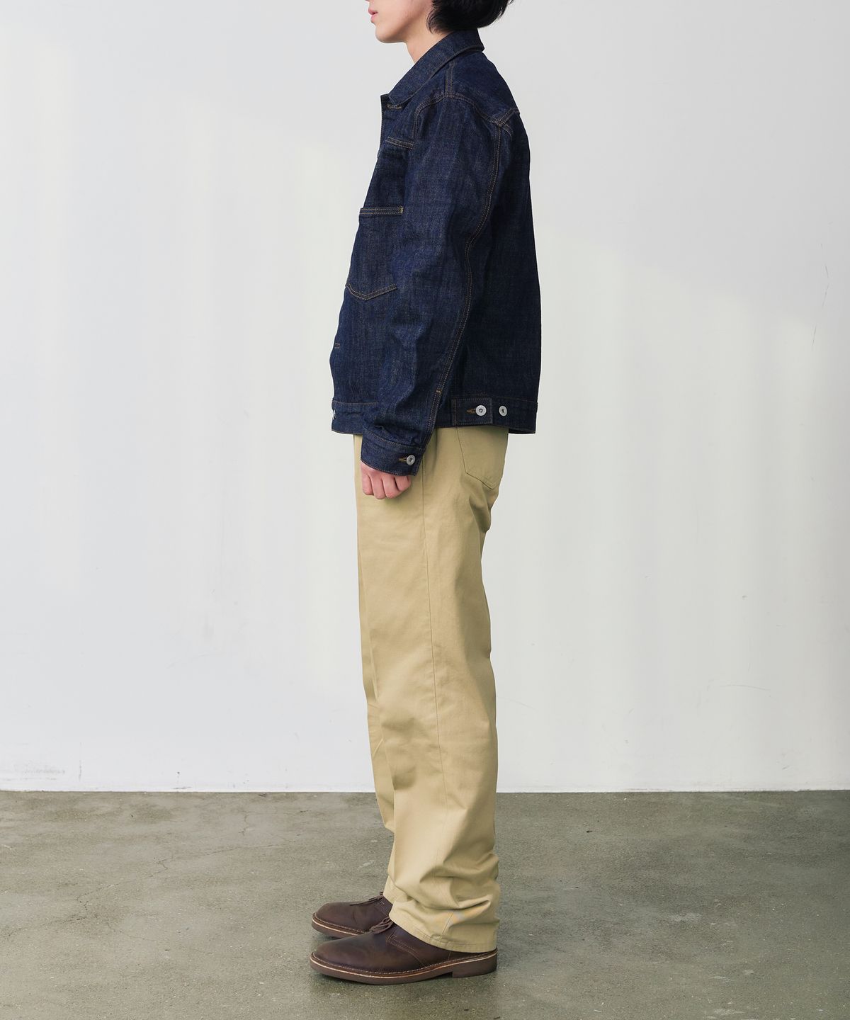 덴메이드(DENMADE) DEN0661 wide chino pants (beige)