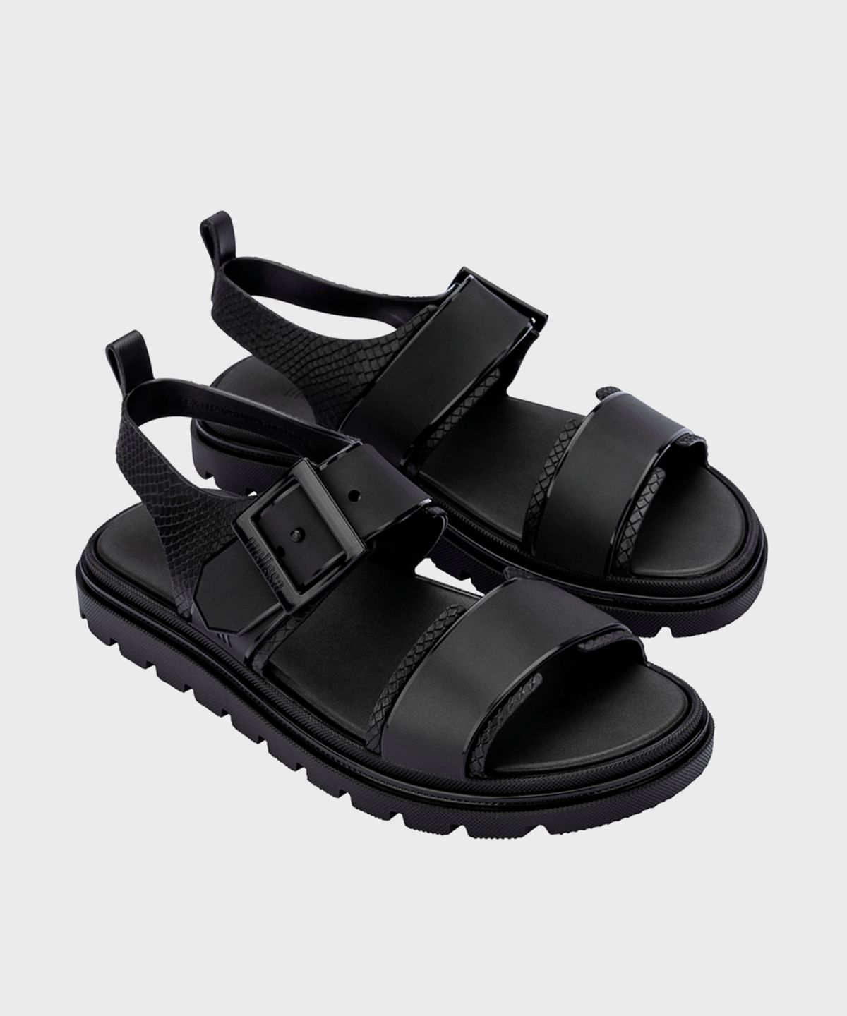 멜리사(MELISSA) 커넥션 파페테 샌들 Black