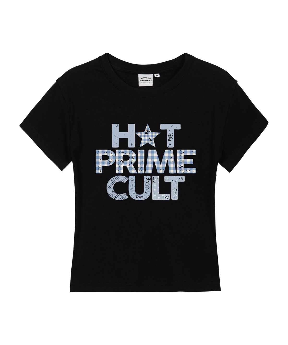 프라임에이트(PRIMATE) CHECK RUSTEE 여성 슬림핏 반팔티셔츠 5 COLORS
