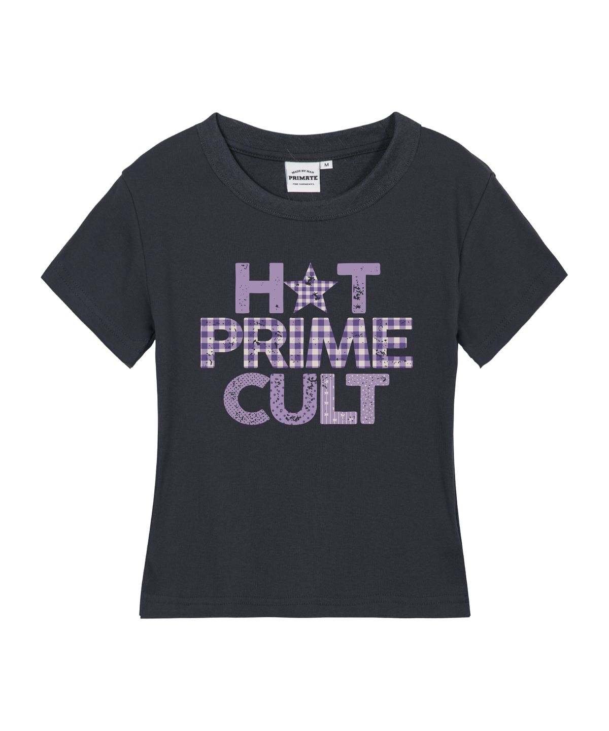 프라임에이트(PRIMATE) CHECK RUSTEE 여성 슬림핏 반팔티셔츠 5 COLORS