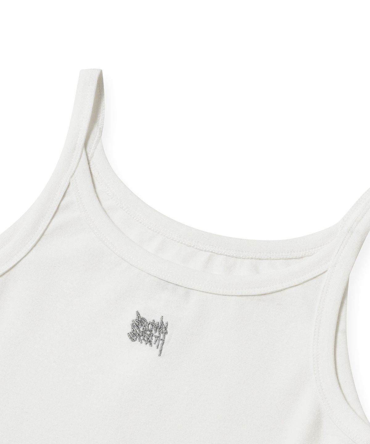 브라운브레스(BROWNBREATH) W TAG BASIC SLEEVELESS - WHITE