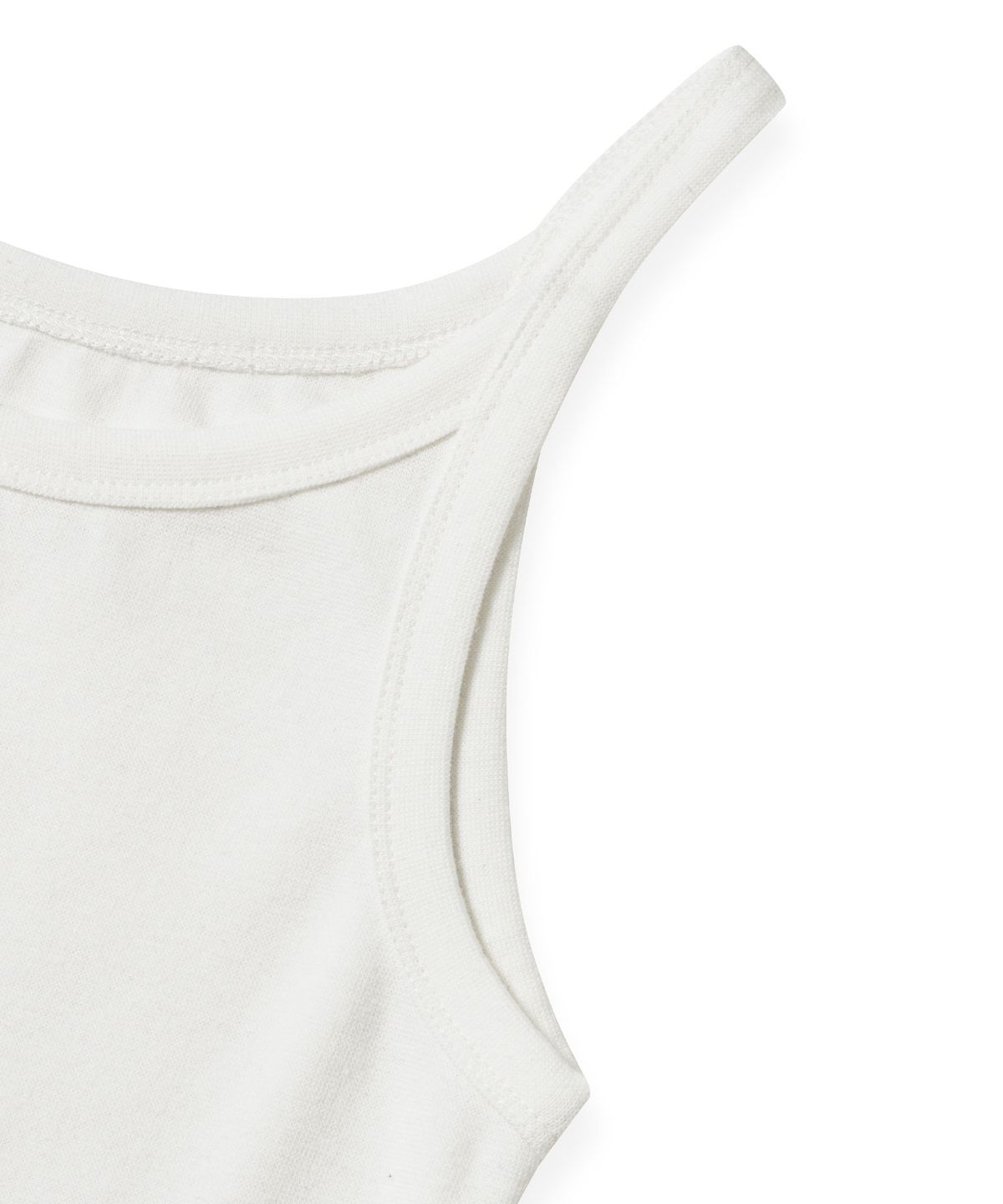 브라운브레스(BROWNBREATH) W TAG BASIC SLEEVELESS - WHITE