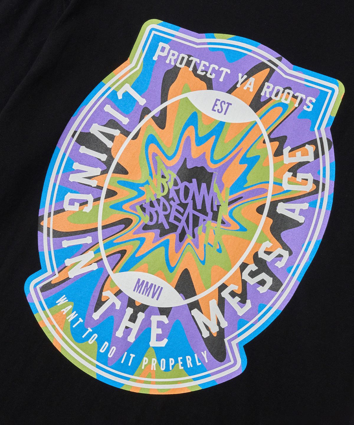 브라운브레스(BROWNBREATH) PROTECT YA TEE - BLACK
