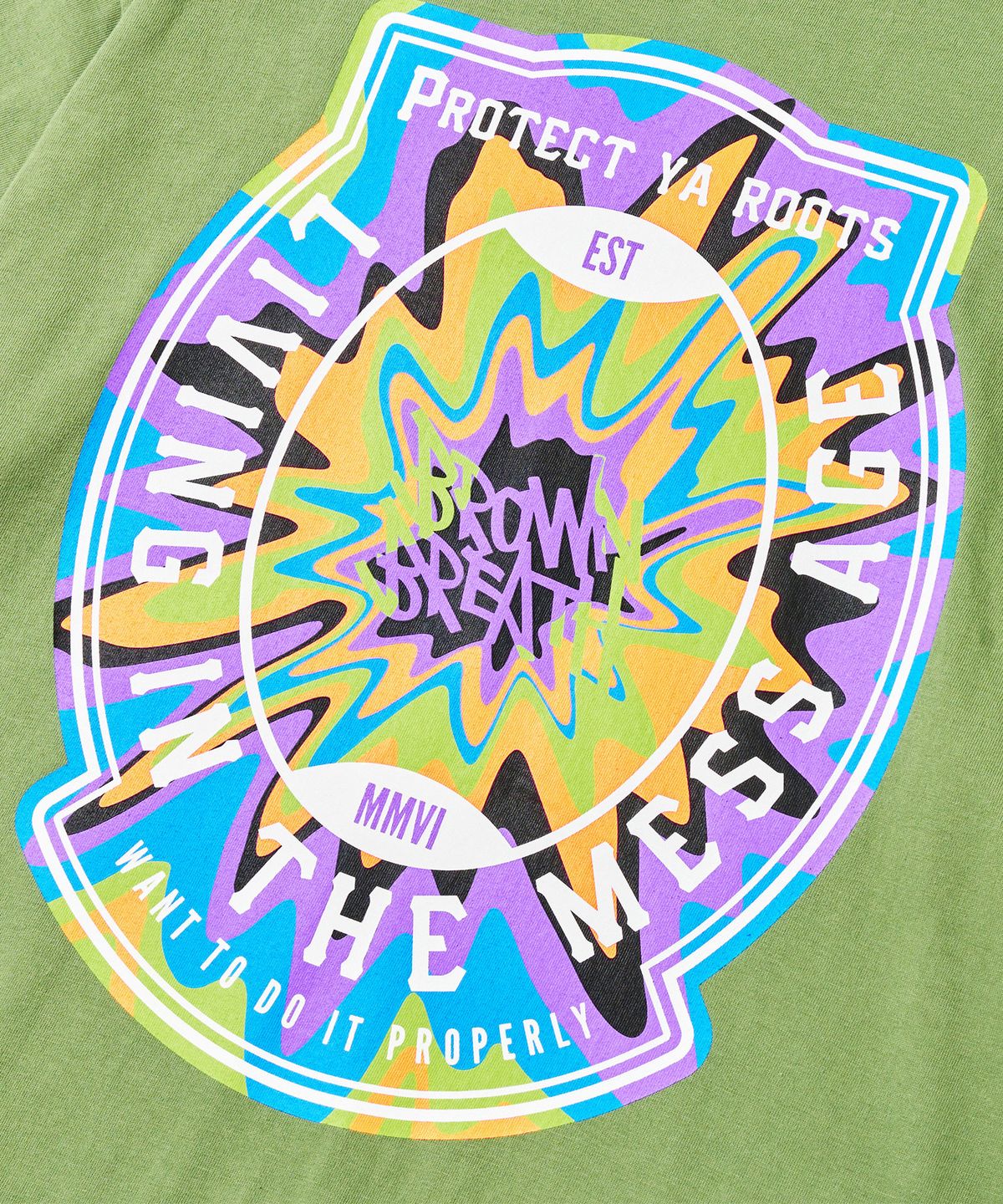 브라운브레스(BROWNBREATH) PROTECT YA TEE - KHAKI