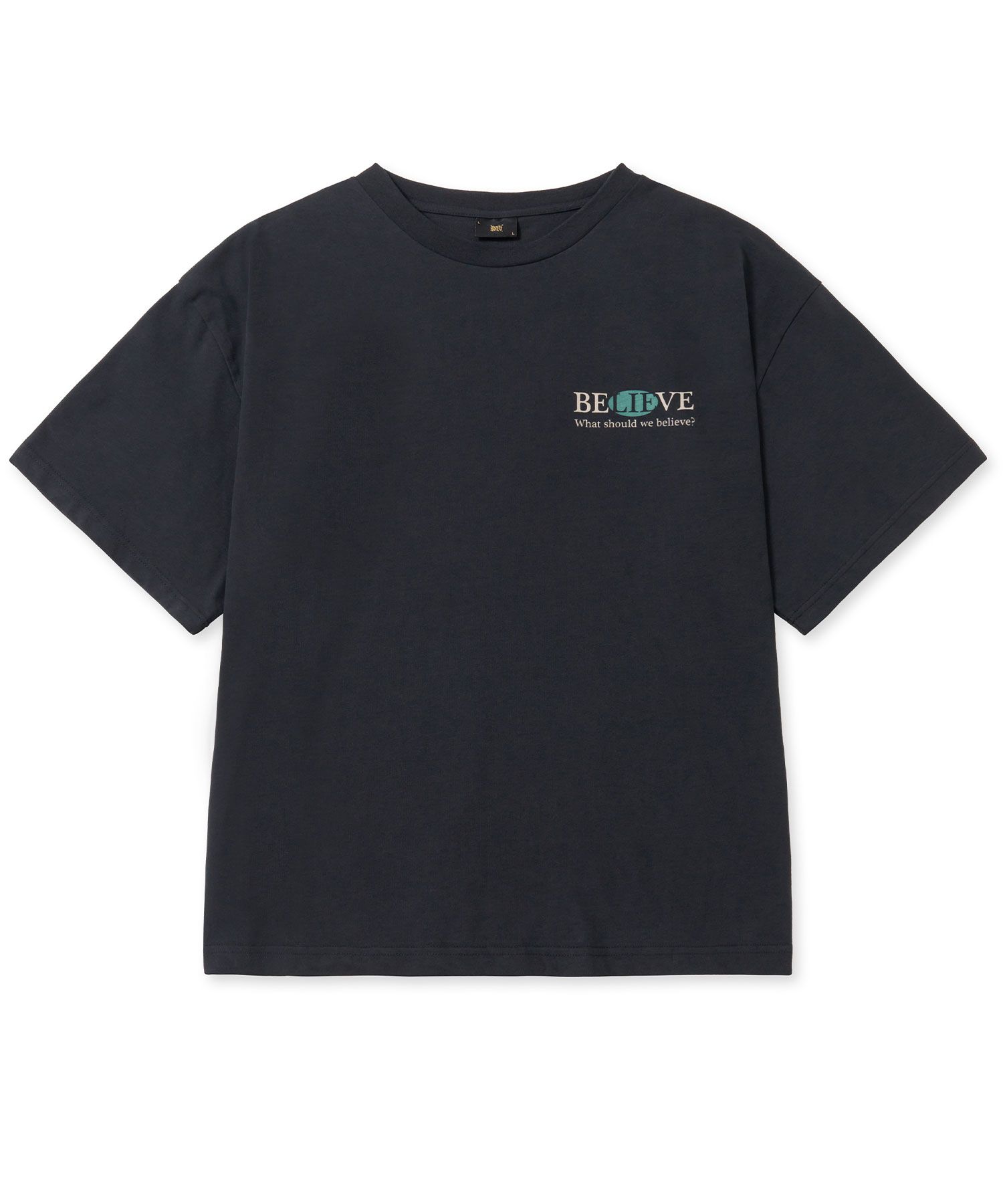 [BROWNBREATH] BELIEVE OVERFIT TEE★Tシャツ MUSINSA | BROWNBREATH BELIEVE OVERFIT TEE - BLACK