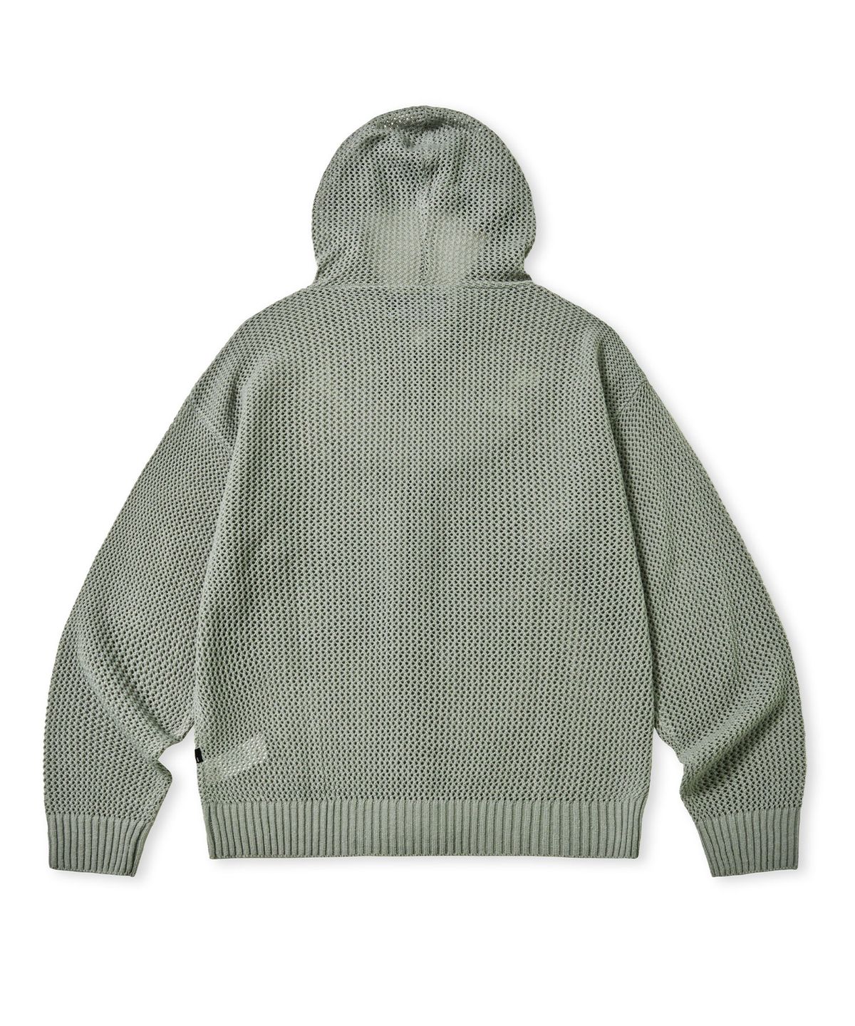 브라운브레스(BROWNBREATH) BLUFF KNIT HOOD ZIP UP - KHAKI