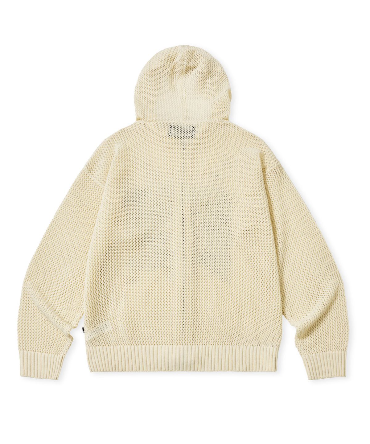 브라운브레스(BROWNBREATH) BLUFF KNIT HOOD ZIP UP - BEIGE