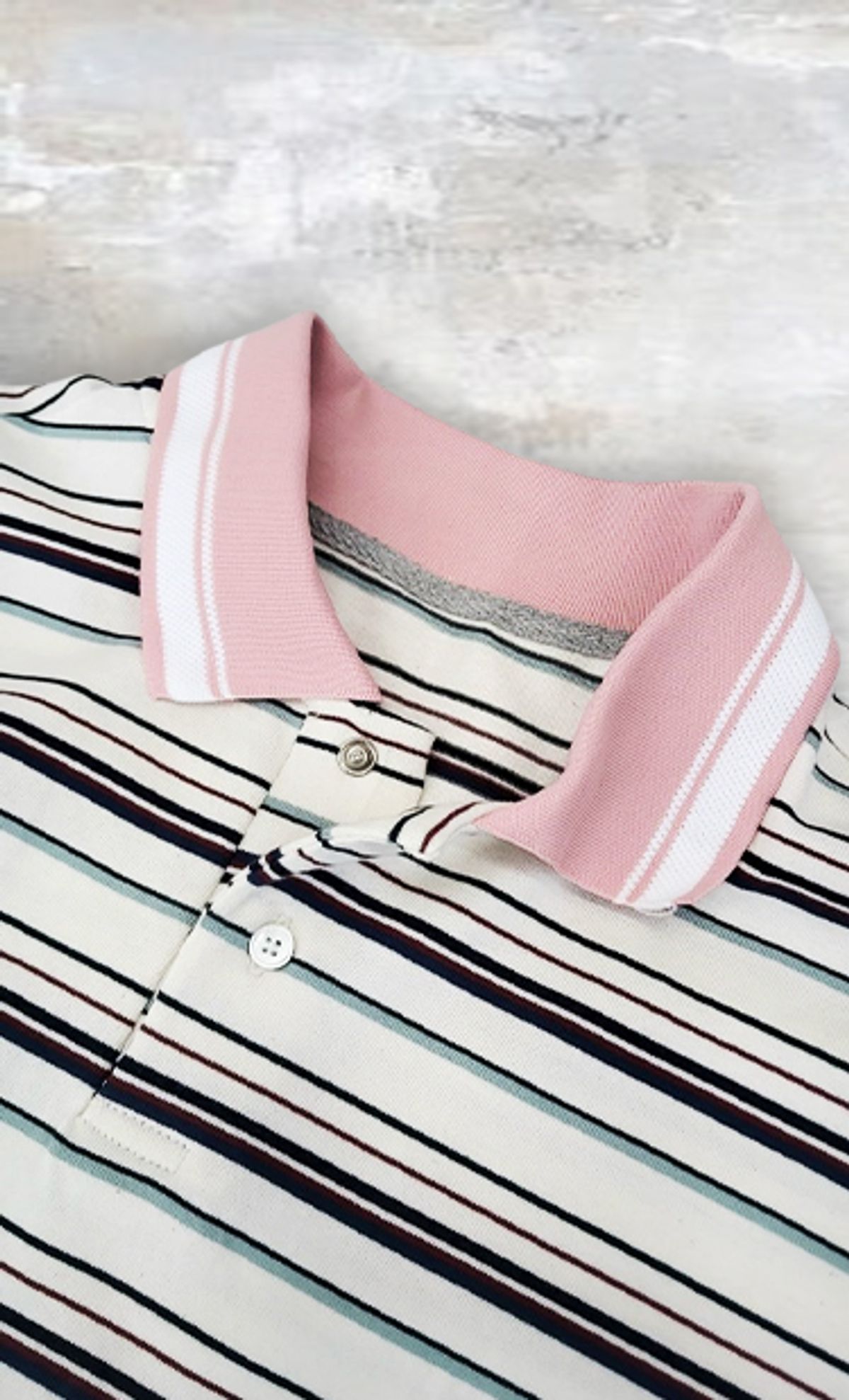 오디너리피플(ORDINARY PEOPLE) RE : SHIRT 05 - PK Stripe Shorts Layered Shirt (White)