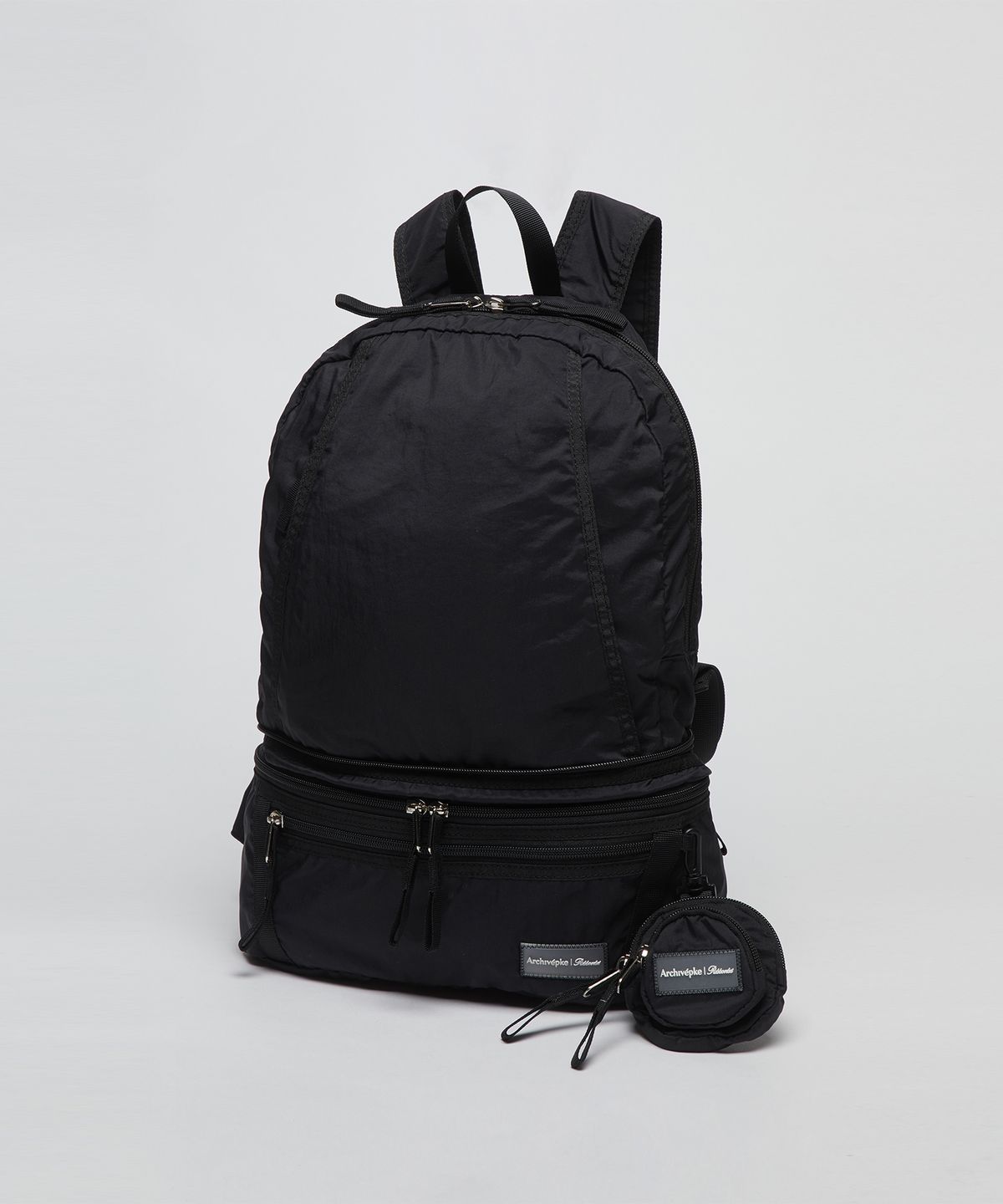 아카이브앱크(ARCHIVEPKE) [Archivepke x Ribbonbit] 2way backpack(Black)