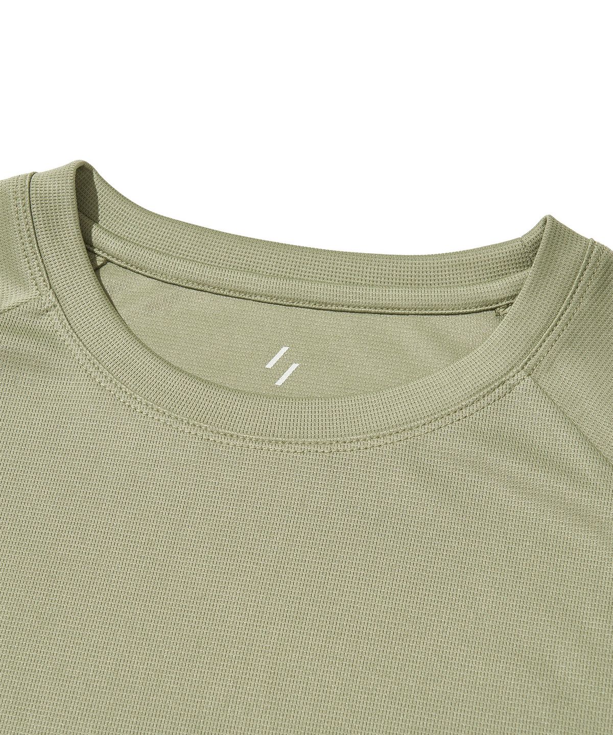 웰터 익스페리먼트(WELTER EXPERIMENT) BRISA RAGLAN T-SHIRT_SAGE GREEN