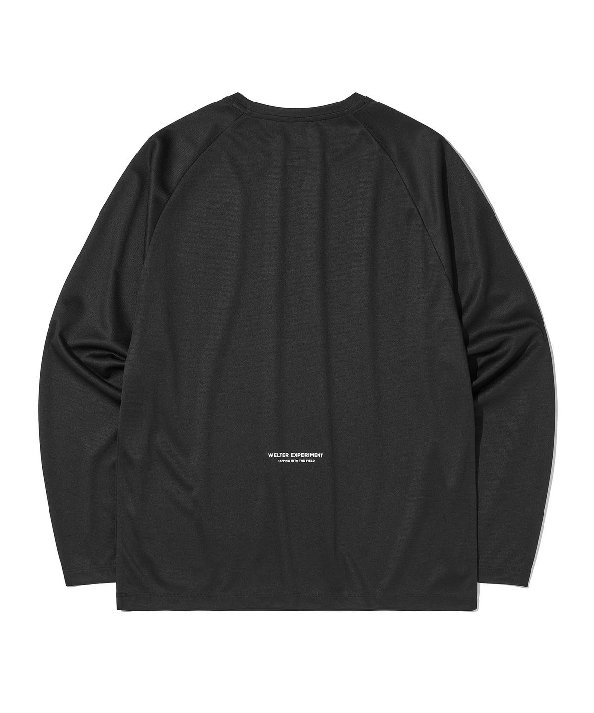 웰터 익스페리먼트(WELTER EXPERIMENT) BRISA RAGLAN LONG SLEEVES T-SHIRT_BLACK