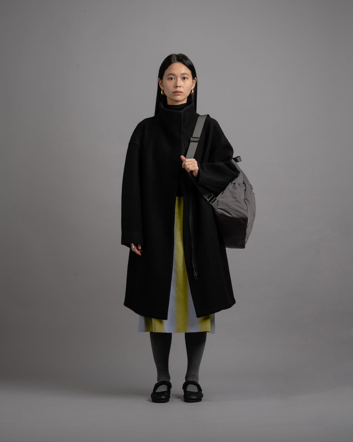 레퀴짓(REQUISITE) 투웨이 드로우 백 (그레이)