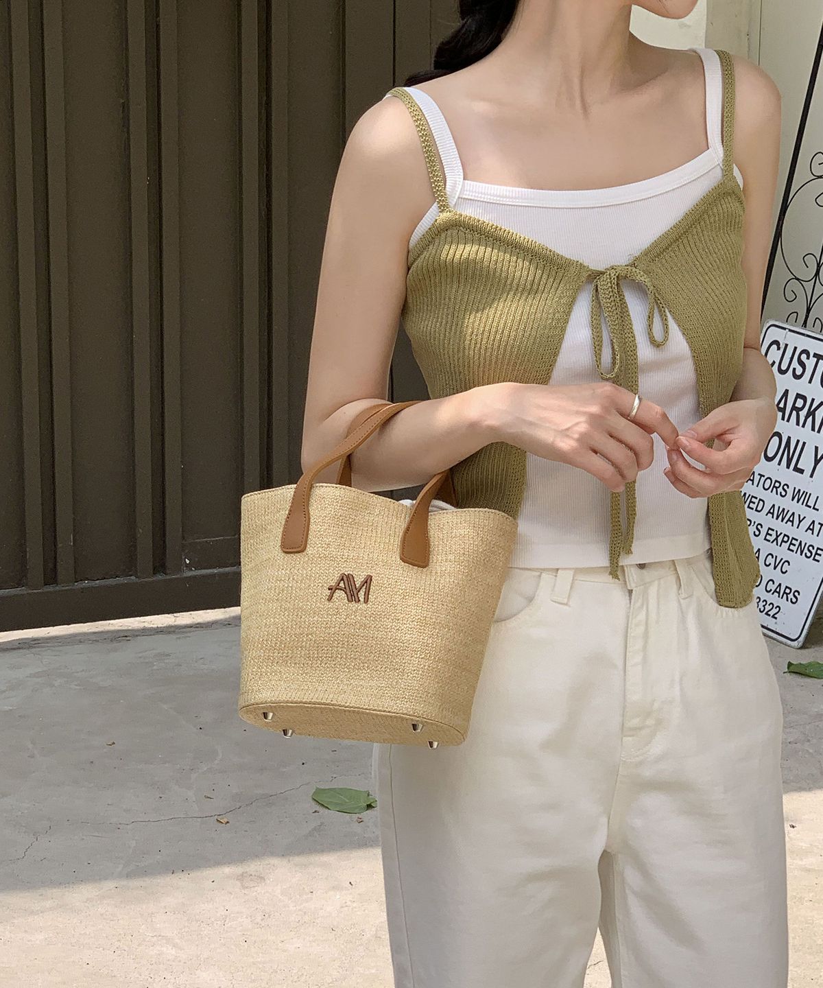 앨리스마샤(ALICEMARTHA) 타비 라탄 Beige