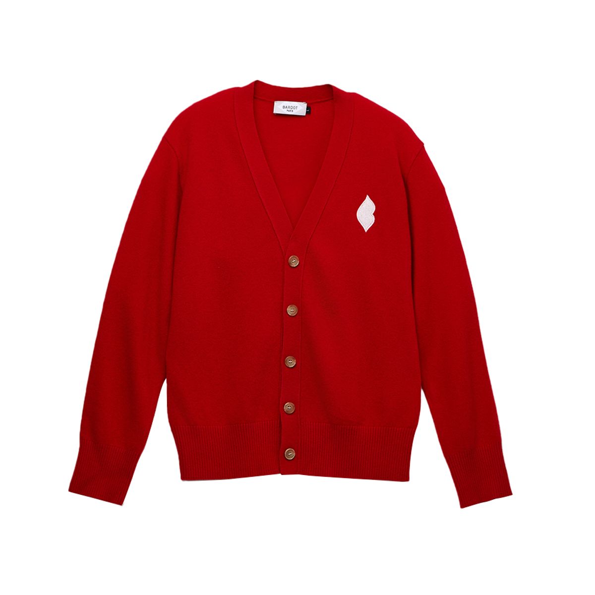 바르도(BARDOT) WOOL CLASSIC V-NECK CARDIGAN