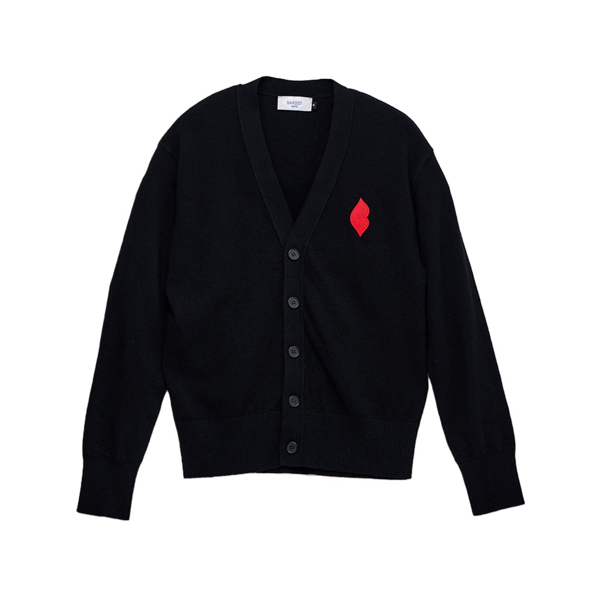바르도(BARDOT) WOOL CLASSIC V-NECK CARDIGAN