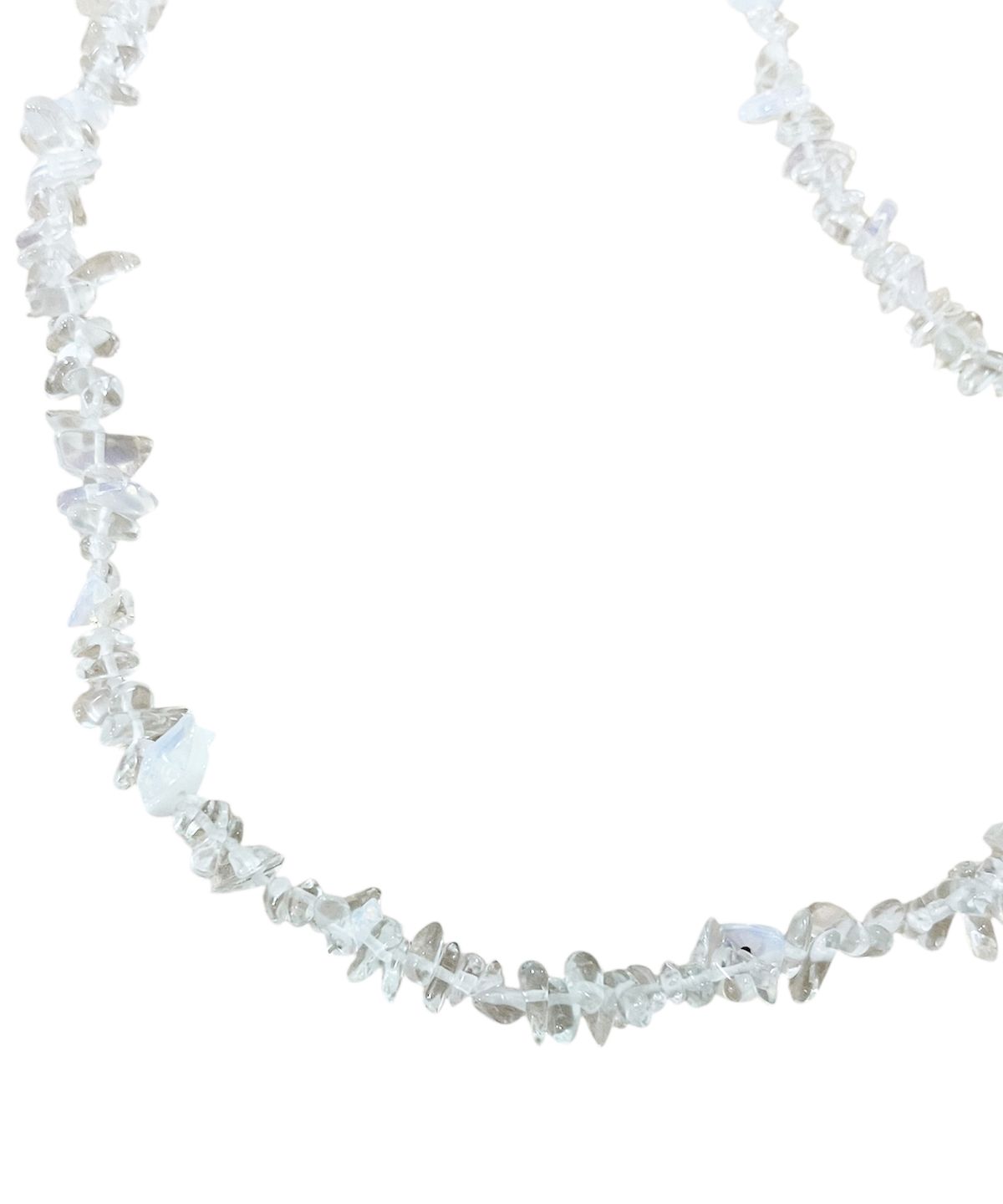 스케이터락(SK8ER ROCK) Irregular Clear Stone Necklace