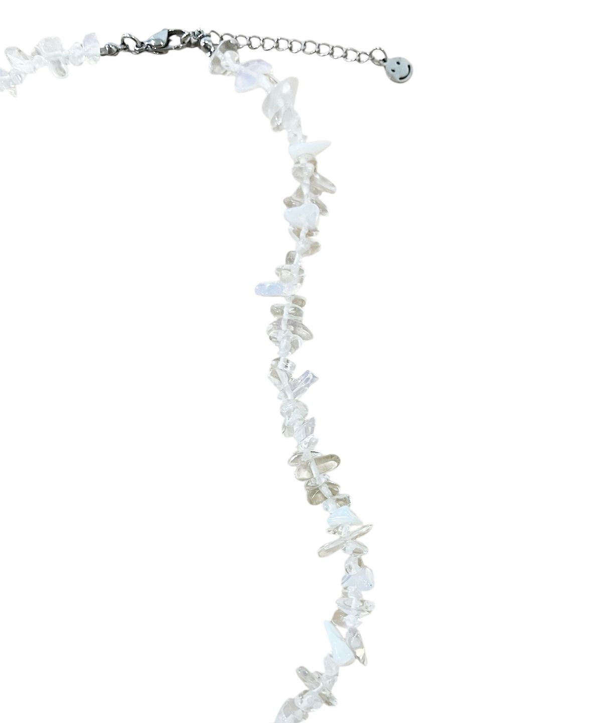 스케이터락(SK8ER ROCK) Irregular Clear Stone Necklace