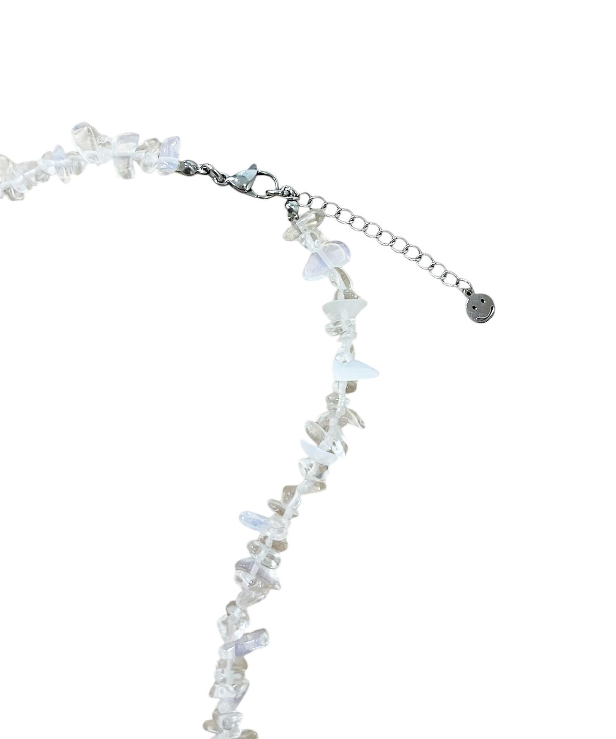 스케이터락(SK8ER ROCK) Irregular Clear Stone Necklace