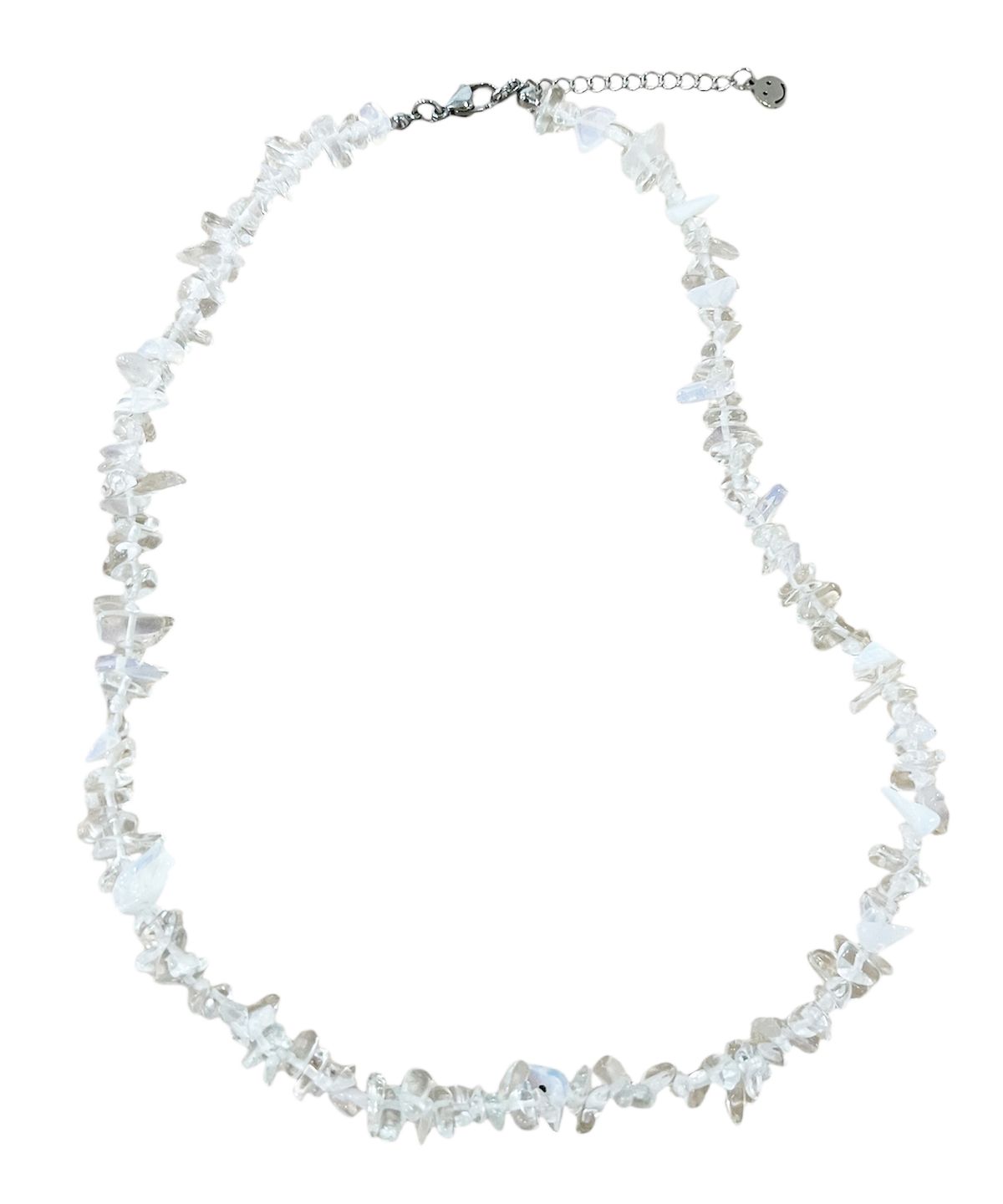 스케이터락(SK8ER ROCK) Irregular Clear Stone Necklace