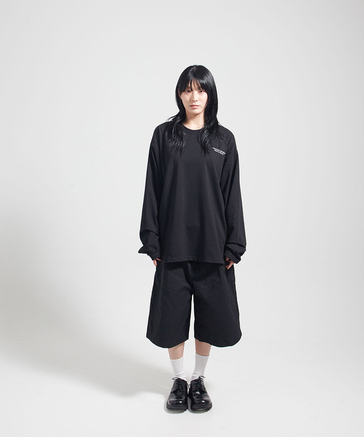 땡스메시아(THANKS MESSIA) ODE TO NUJABES LONG SLEEVE-BLACK