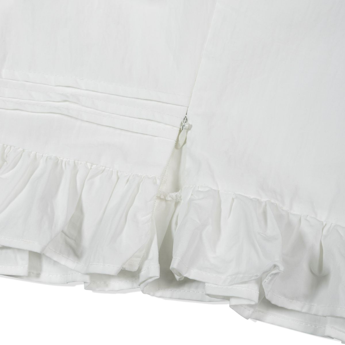 모아(MOAA) Ribbon Frill Blouse (WHITE)