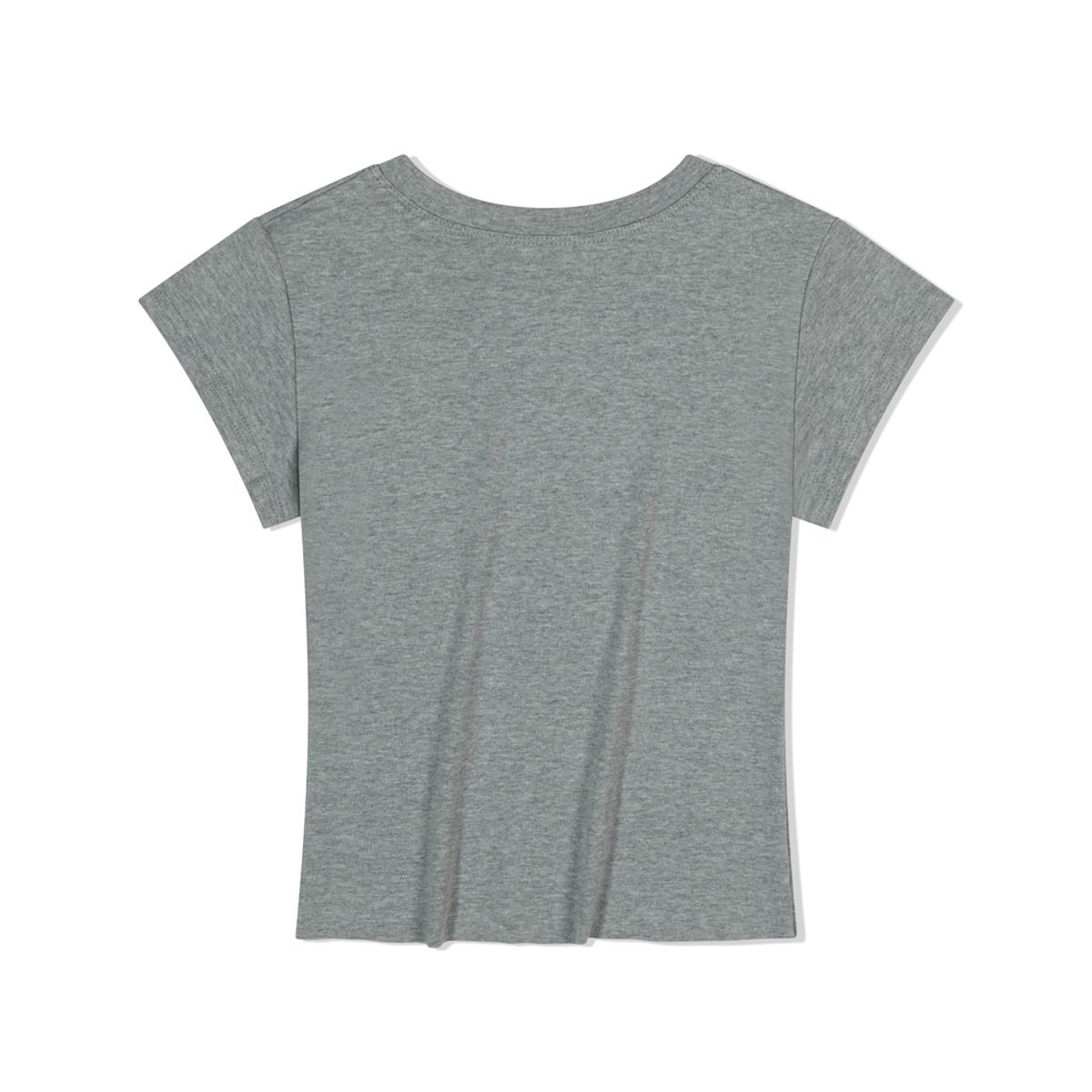모아(MOAA) Ashline Tee (MELANGE GRAY)