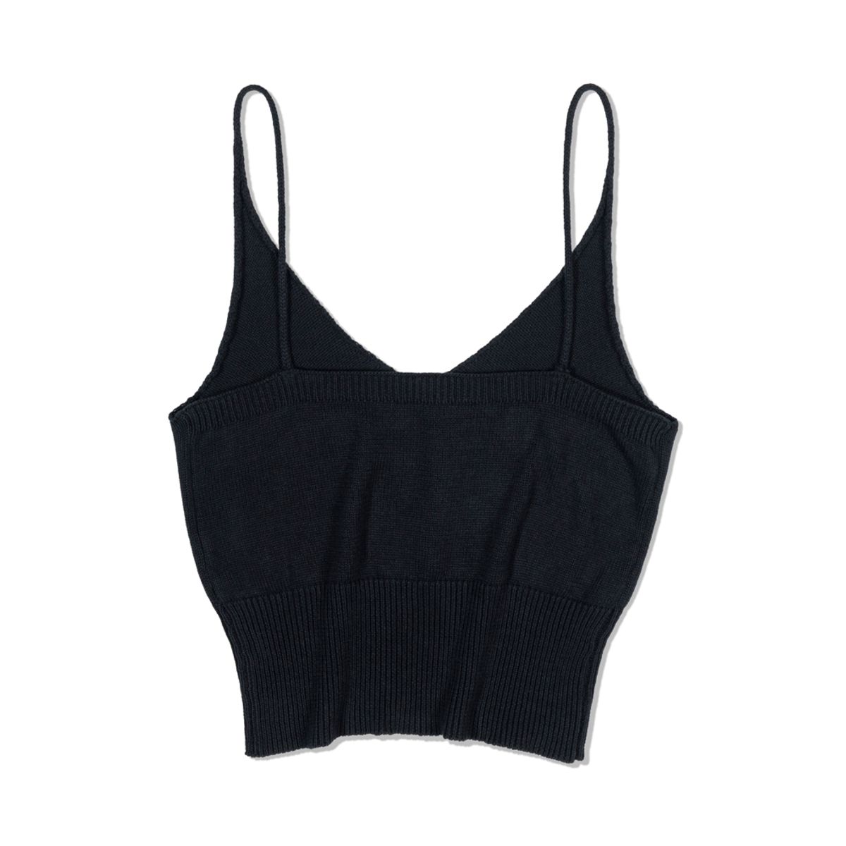 모아(MOAA) Ripple Knit Cami (BLACK)