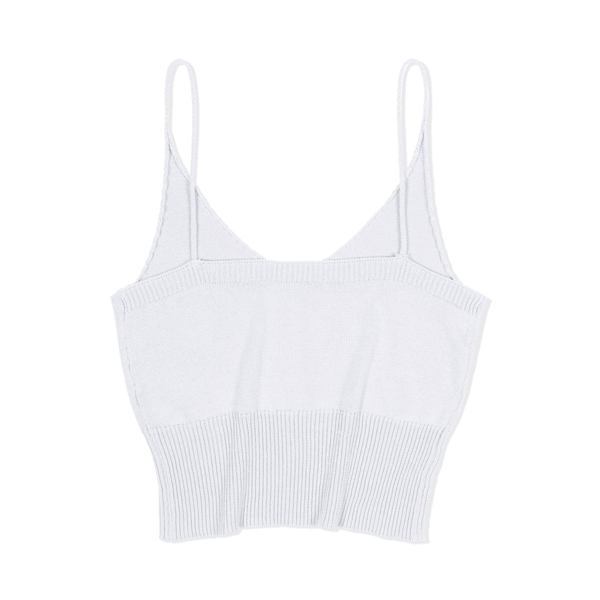 모아(MOAA) Ripple Knit Cami (WHITE)