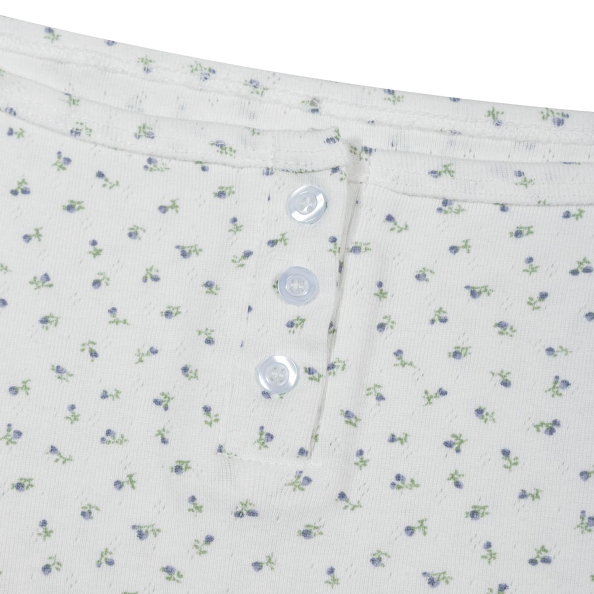 모아(MOAA) Dotty Floral Top (Berry Cream)