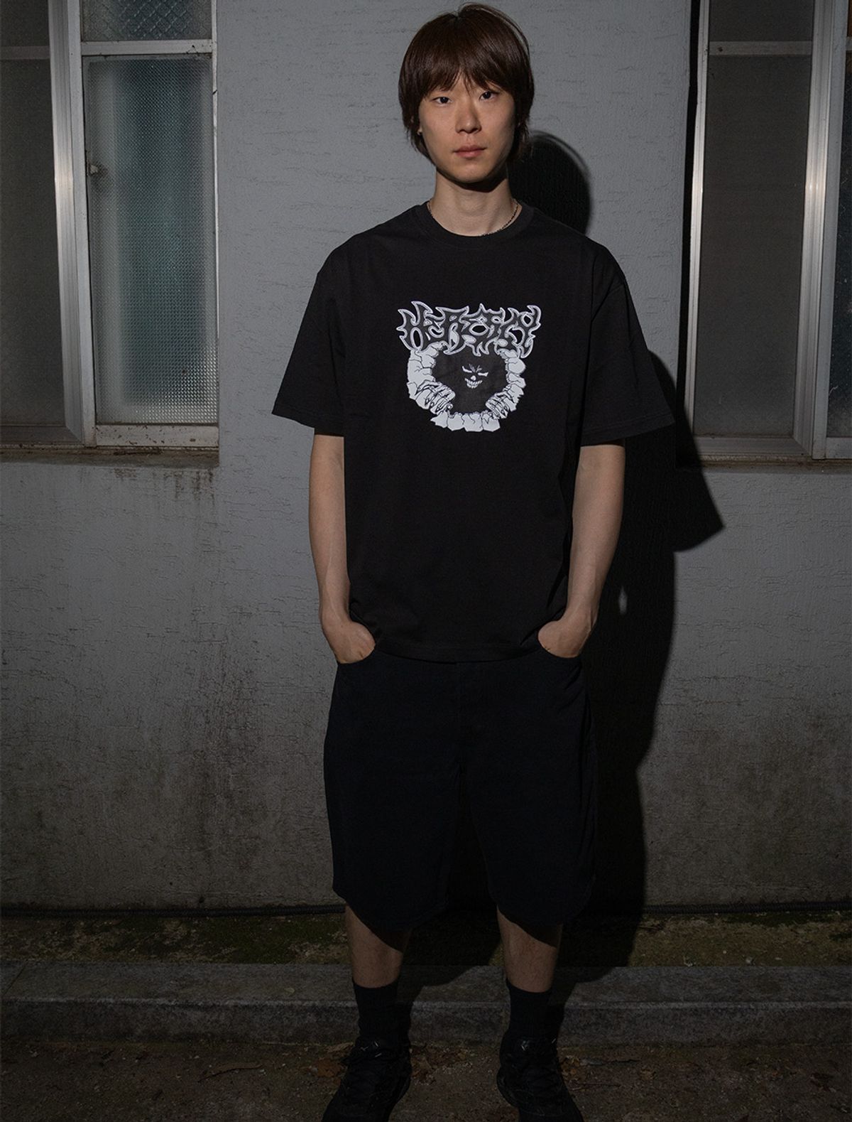헤레시(HERESSY) BROKEN HERESSY TEE BLACK