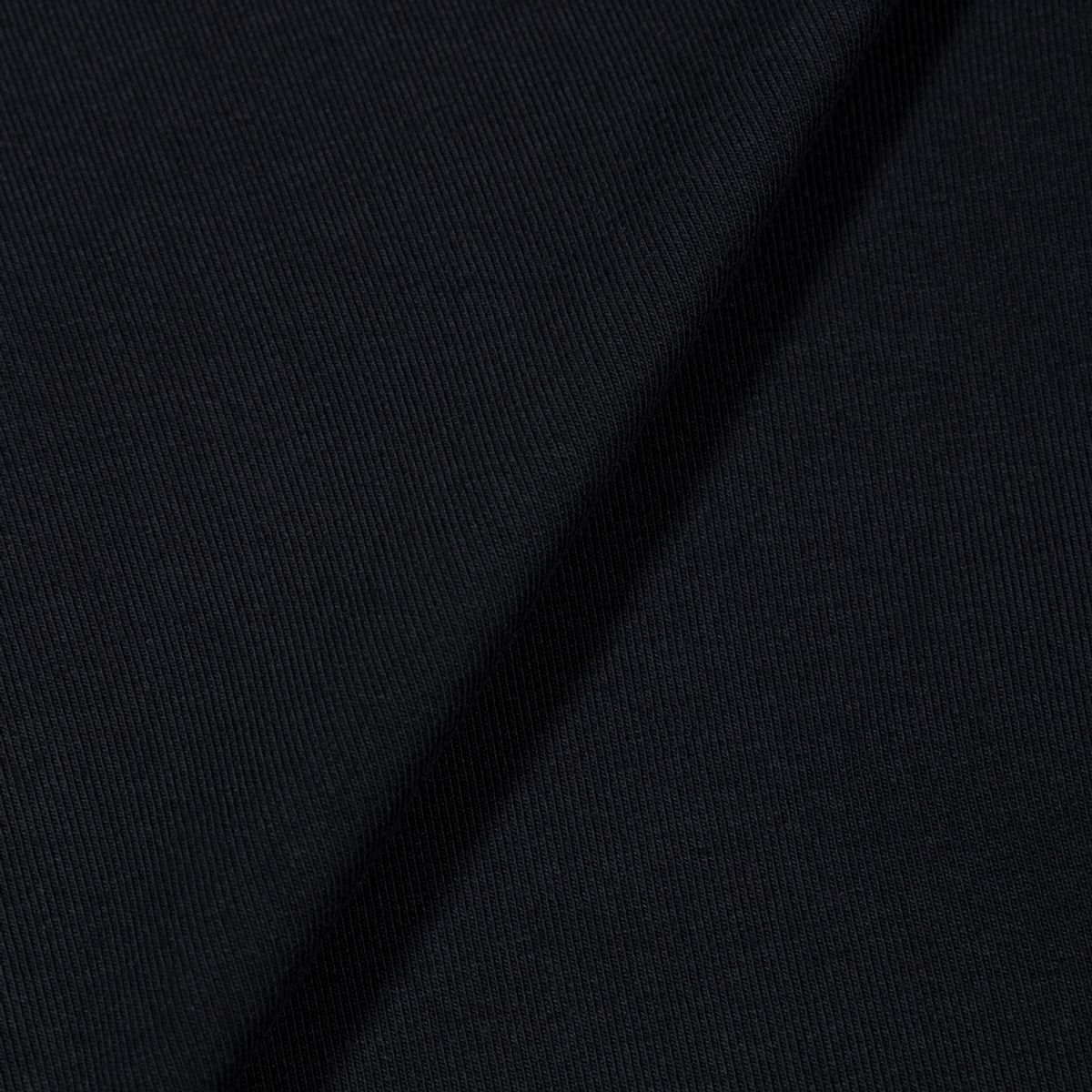 모아(MOAA) Side Ruche Curve Tee (BLACK)