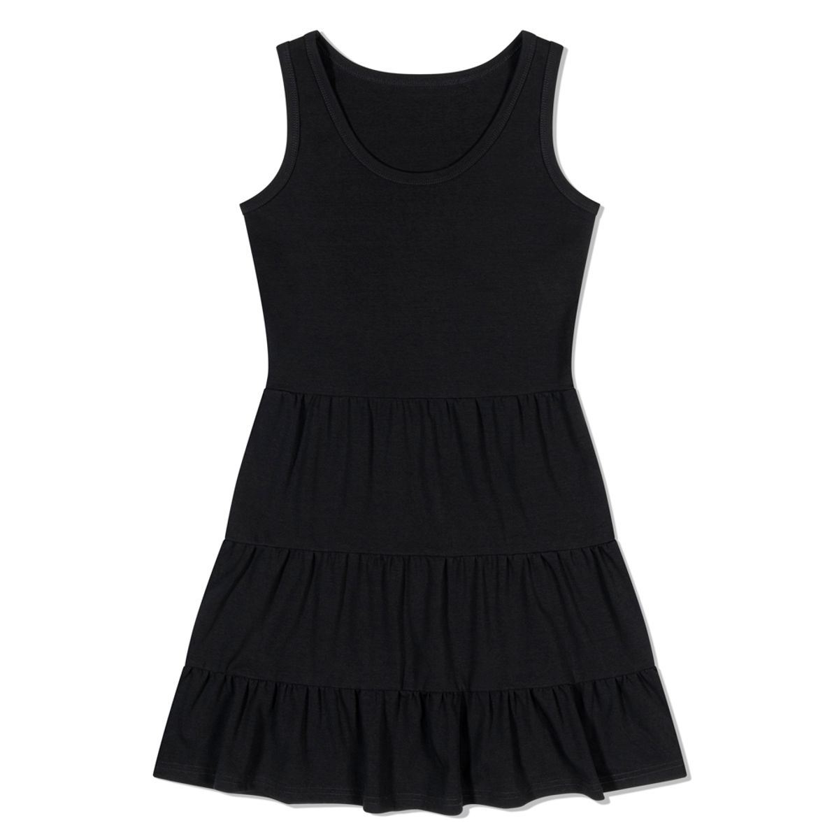 모아(MOAA) Layered Tank Dress (BLACK)
