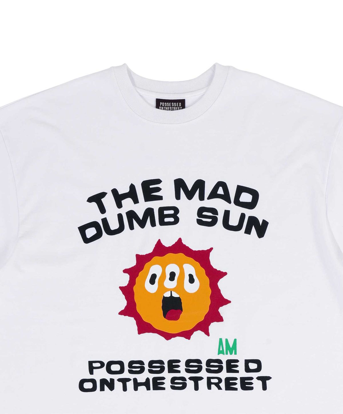 퍼츠(POTS) MAD DUMB SUN TEE [WHITE]