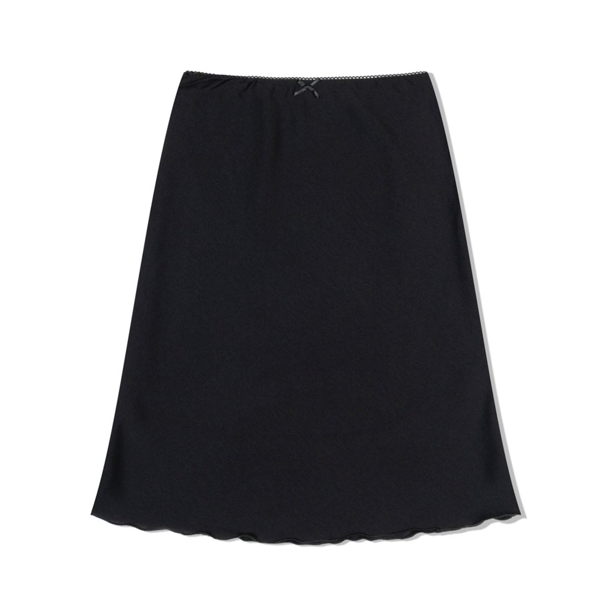 모아(MOAA) Mesh Mood Skirt (Sheer BLACK)