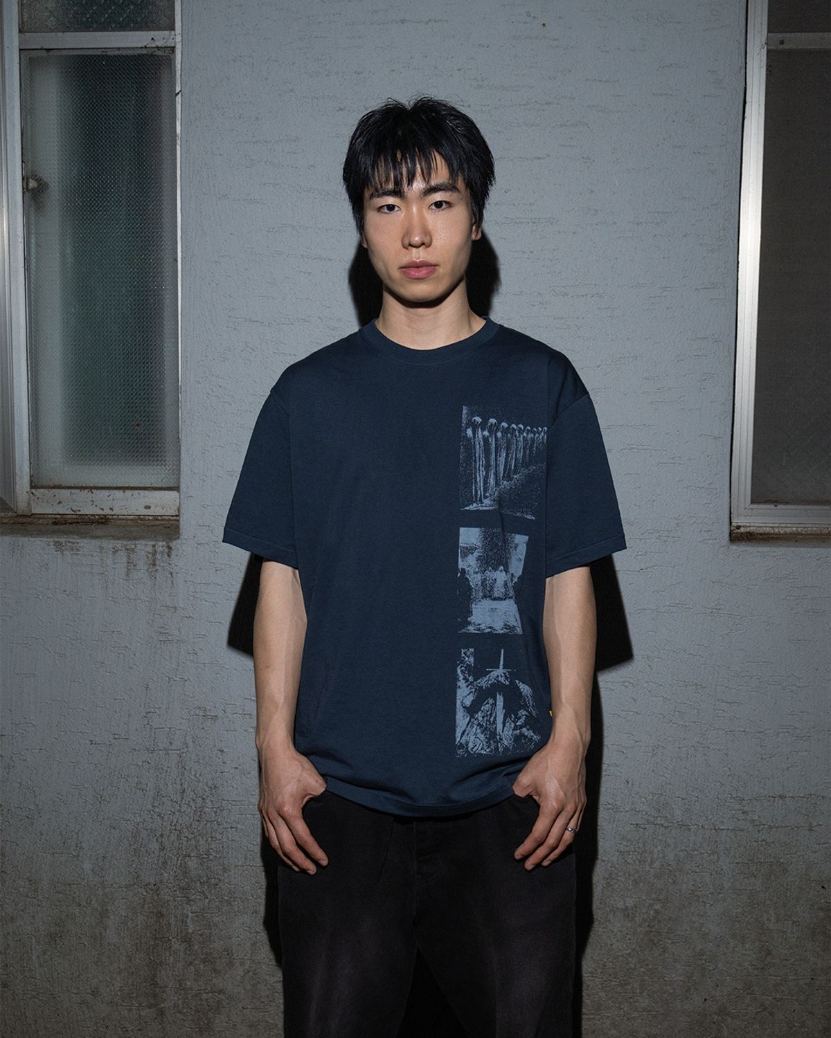 헤레시(HERESSY) FANTASIE HERESSY TEE NAVY
