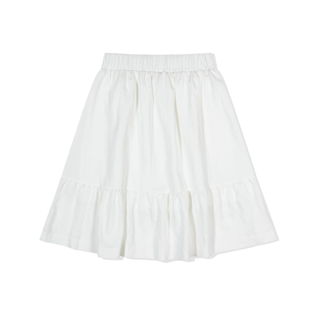 모아(MOAA) Breeze Tiered Skirt (WHITE)