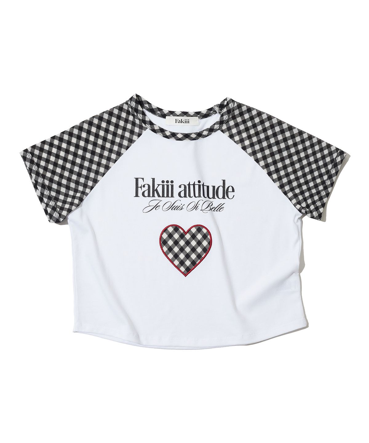 페이키(FAKIII) Fakiii Girl Attitude Check T-shirt_BLACK