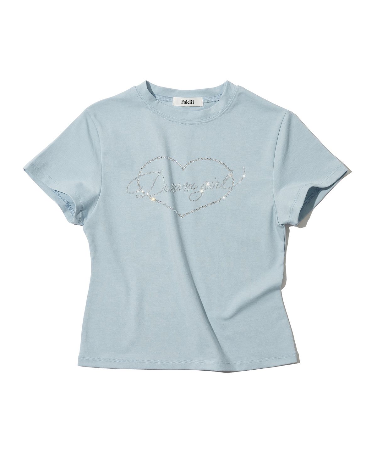 페이키(FAKIII) Dream Girl Crystal T-shirt_BABY BLUE