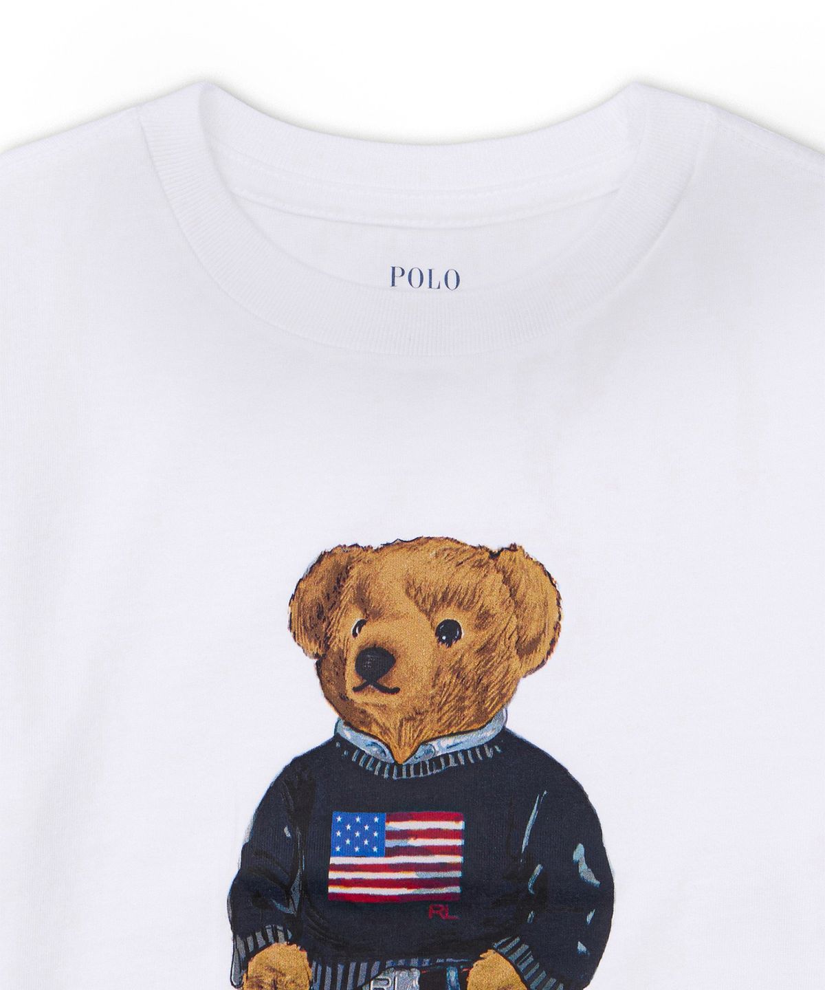 폴로 랄프 로렌 칠드런(POLO RALPH LAUREN CHILDREN) 폴로 베어 코튼 저지 티-멀티 컬러