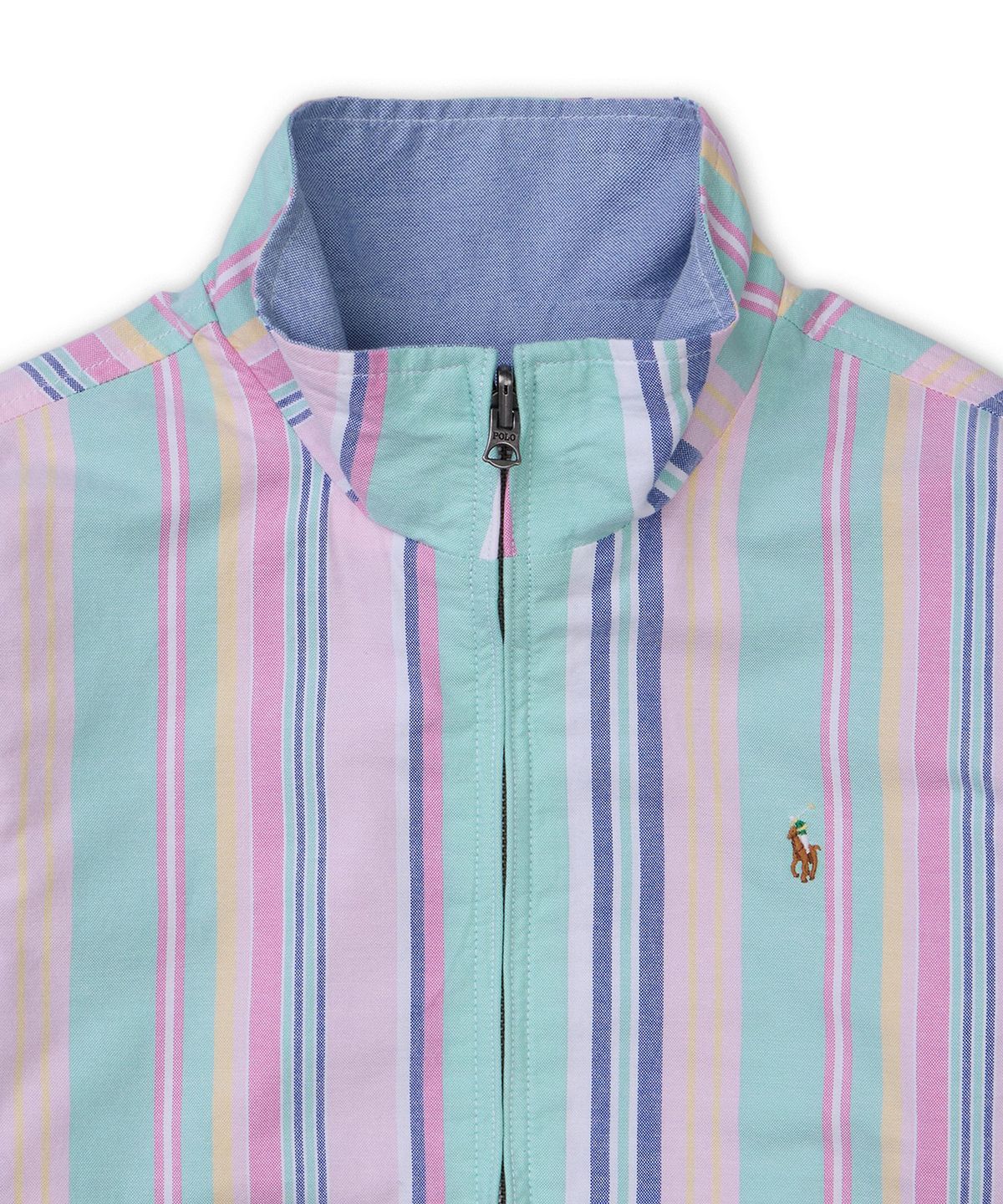 폴로 랄프 로렌 칠드런(POLO RALPH LAUREN CHILDREN) 리버시블 코튼 옥스포드 재킷-멀티 컬러