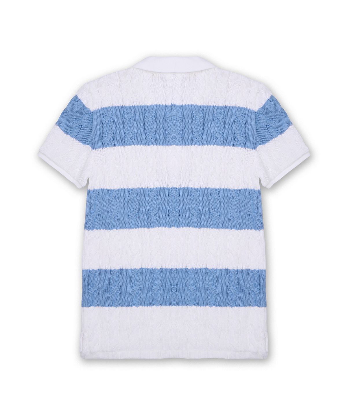 폴로 랄프 로렌(POLO RALPH LAUREN) [W]케이블 니트 폴로 셔츠-화이트
