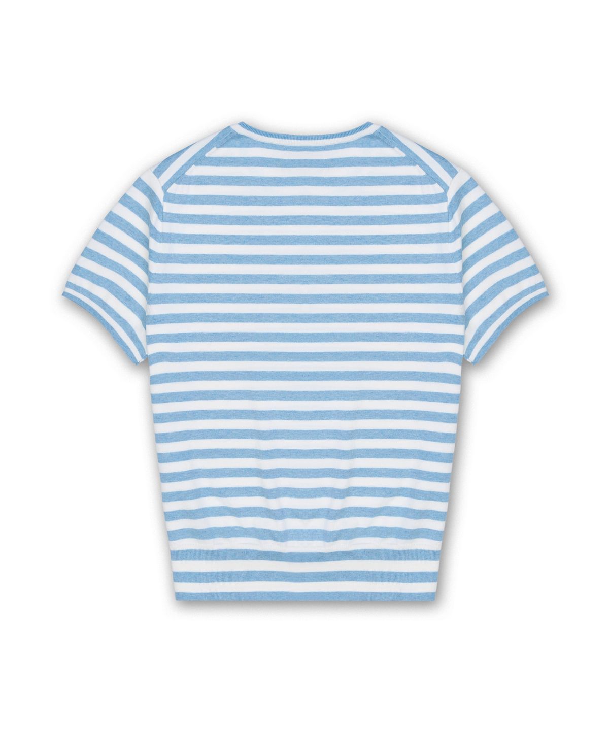 폴로 랄프 로렌(POLO RALPH LAUREN) [W]스트라이프 숏 슬리브 스웨터-블루