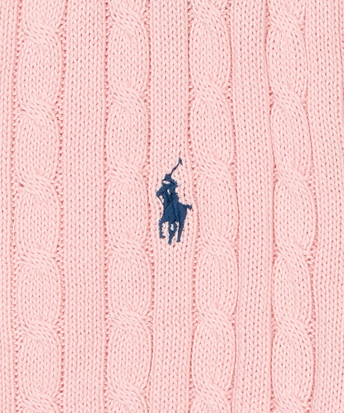폴로 랄프 로렌(POLO RALPH LAUREN) [W]케이블 니트 코튼 숏 슬리브 카디건-라이트 오렌지