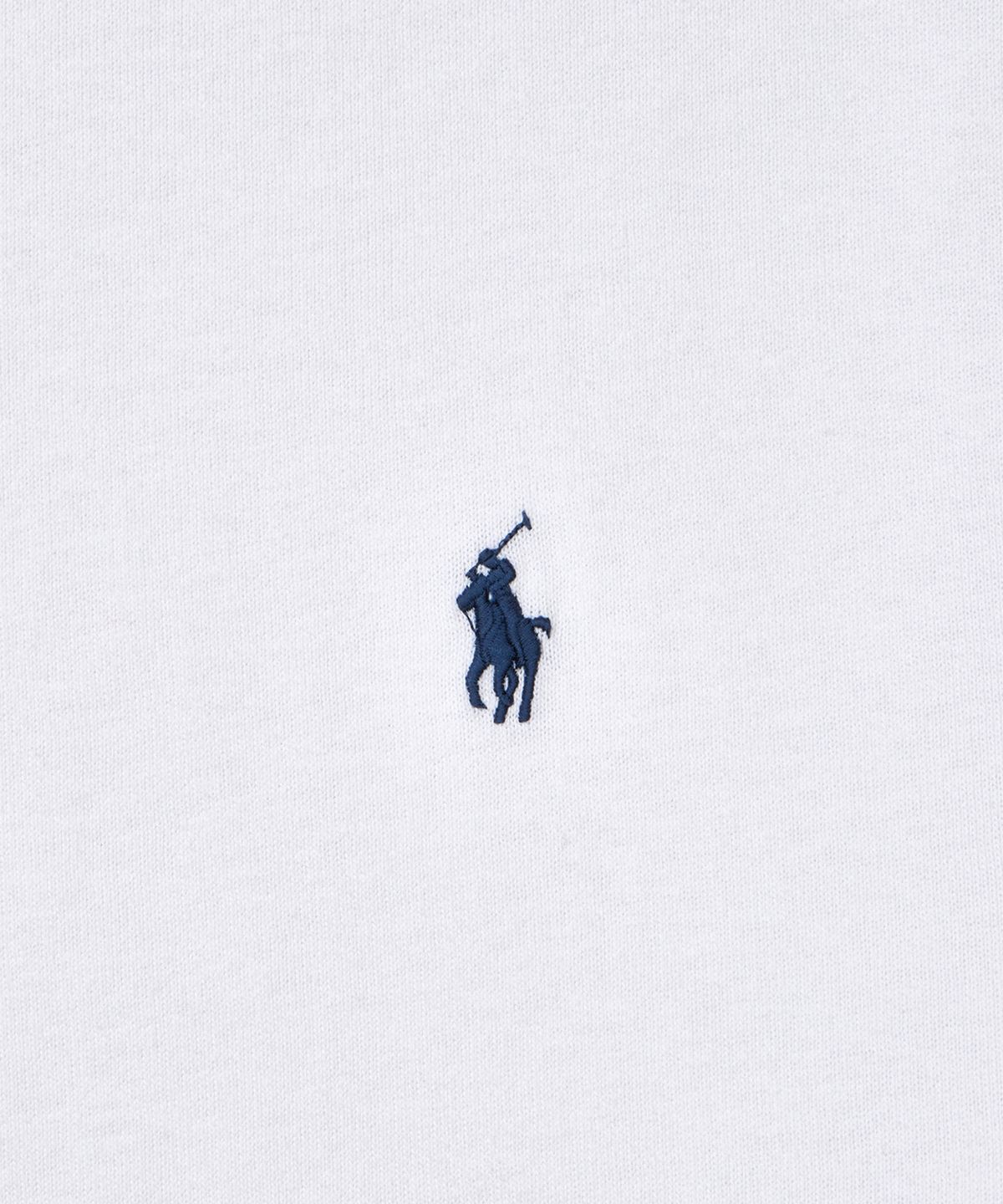 폴로 랄프 로렌(POLO RALPH LAUREN) 클래식핏 헤비웨이트 저지 티셔츠-화이트