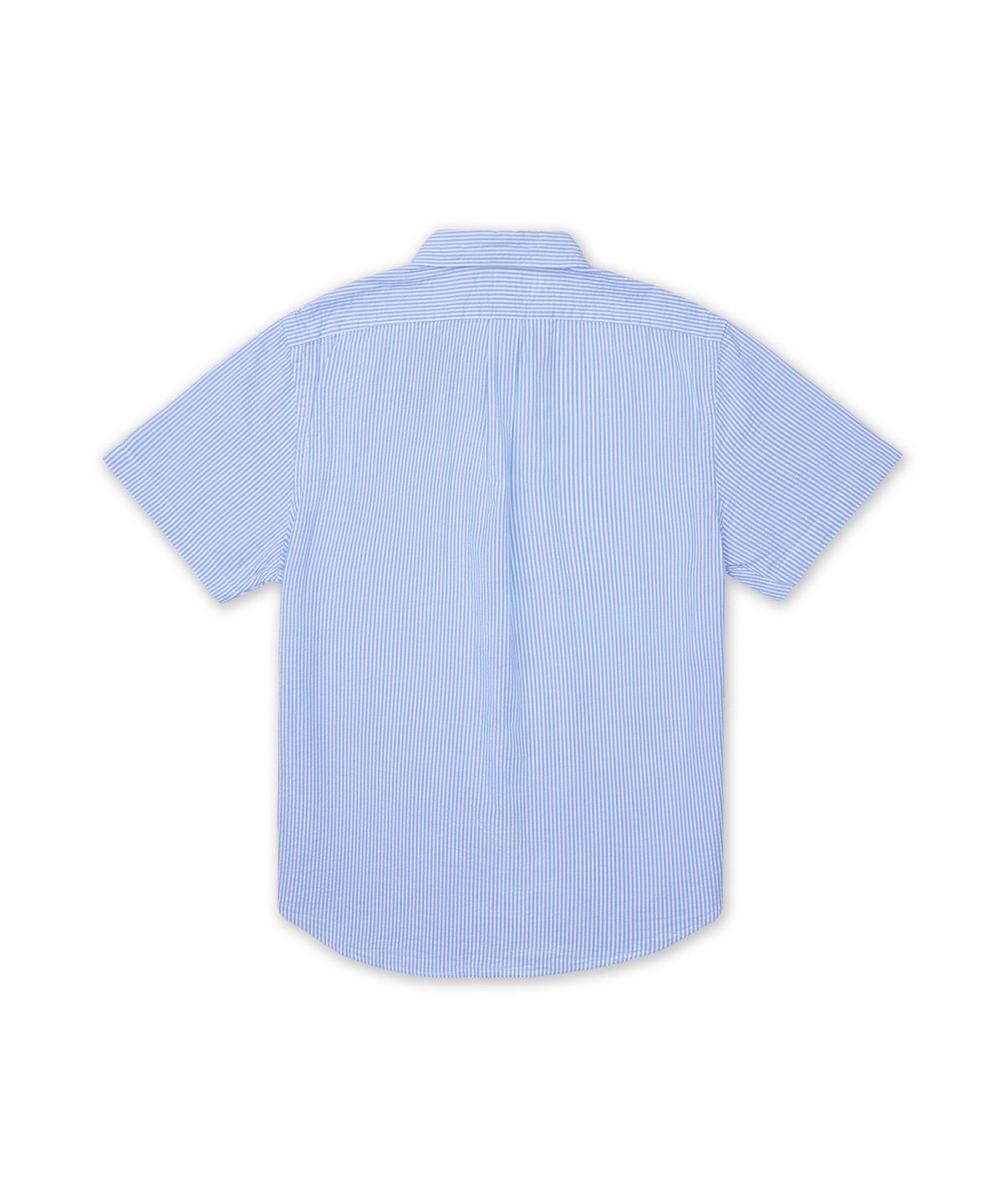 폴로 랄프 로렌(POLO RALPH LAUREN) 커스텀핏 시어서커 셔츠-블루