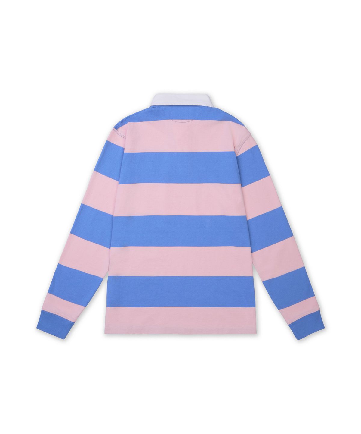 폴로 랄프 로렌(POLO RALPH LAUREN) 클래식핏 스트라이프 저지 럭비 셔츠-핑크