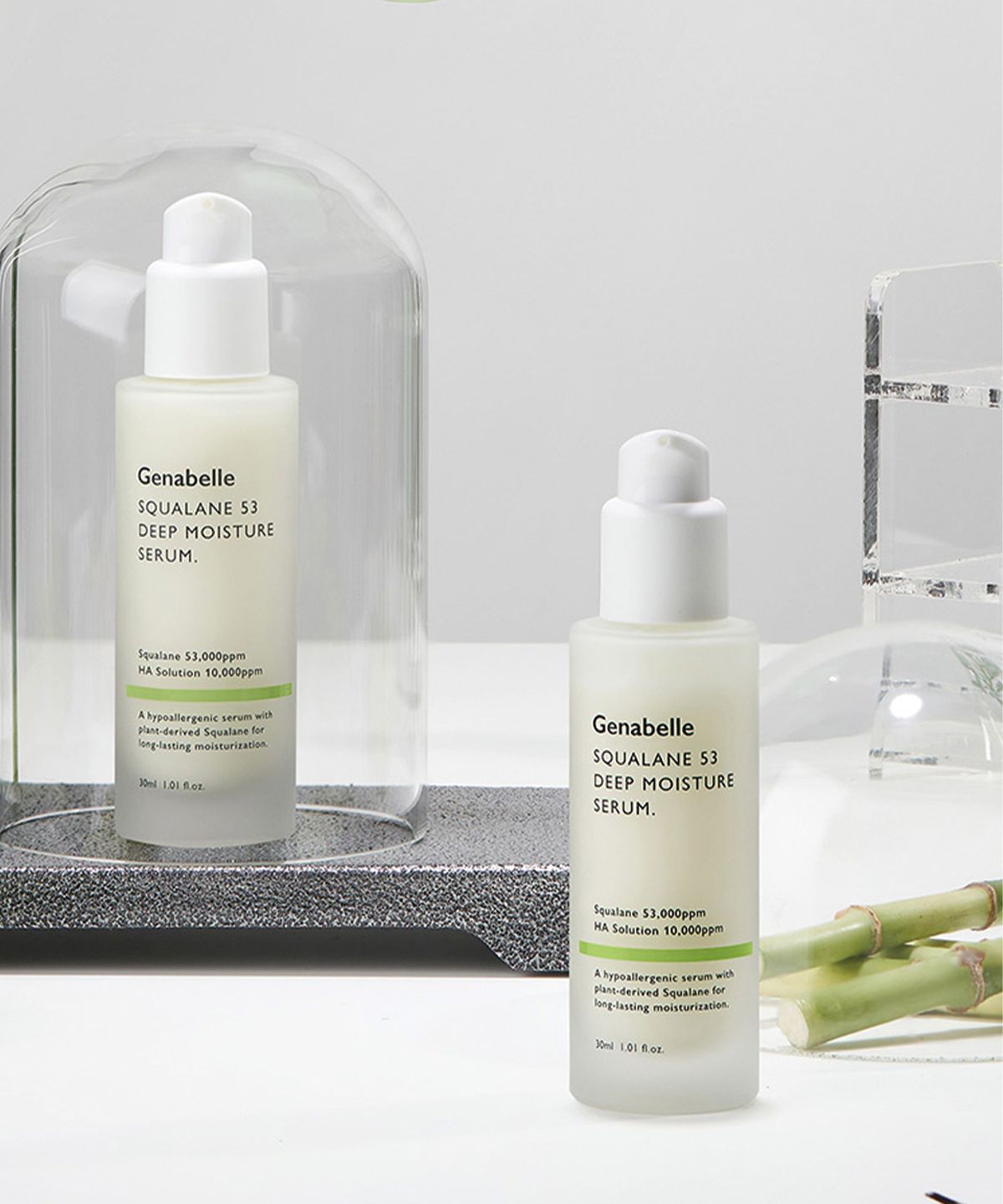 제나벨(GENABELLE) [2개] 스쿠알란 53 딥 모이스처 세럼 30ml