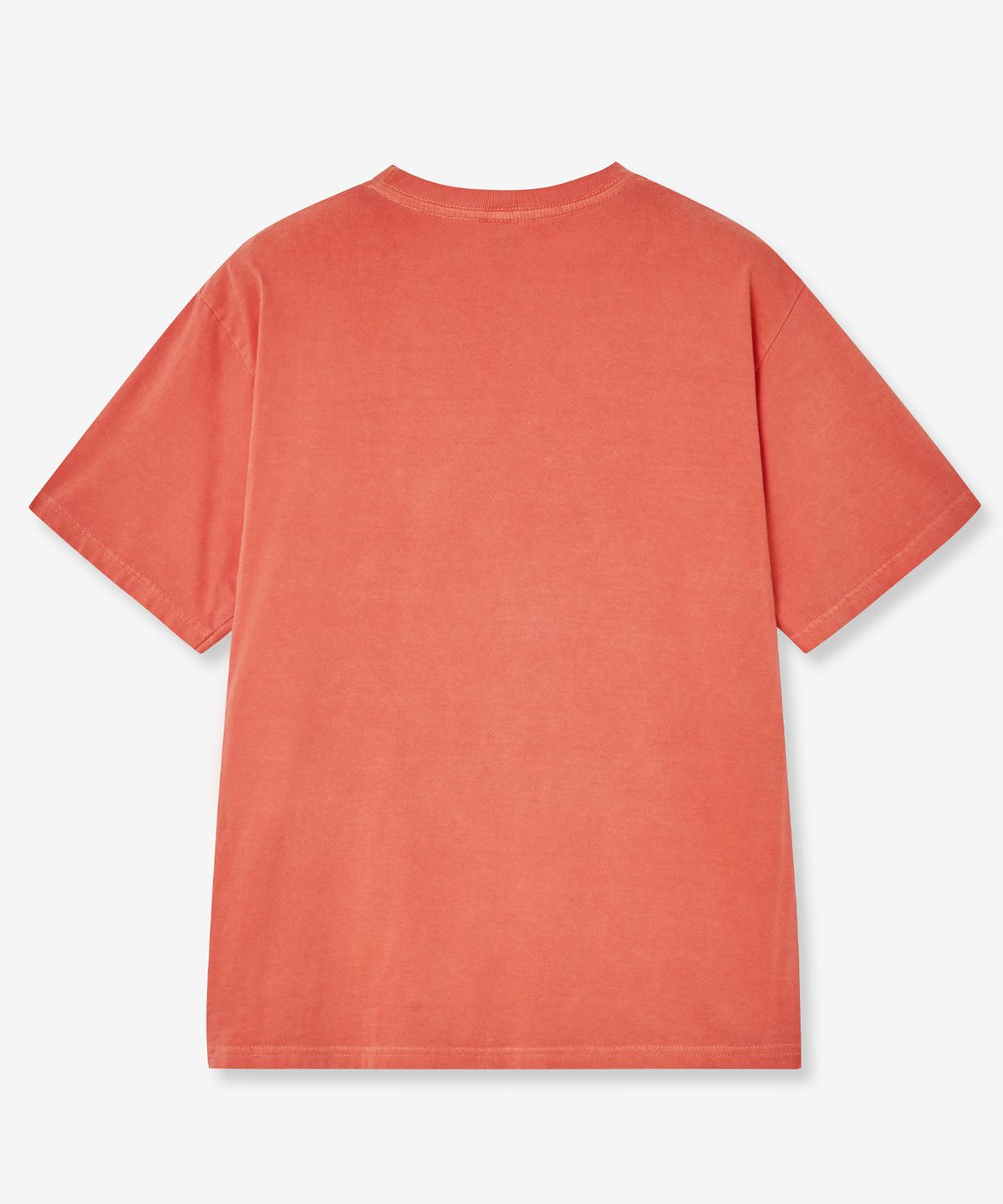 브이투(VTWO) 조종사 조깅 스누피 피그먼트 티셔츠 (ORANGE)