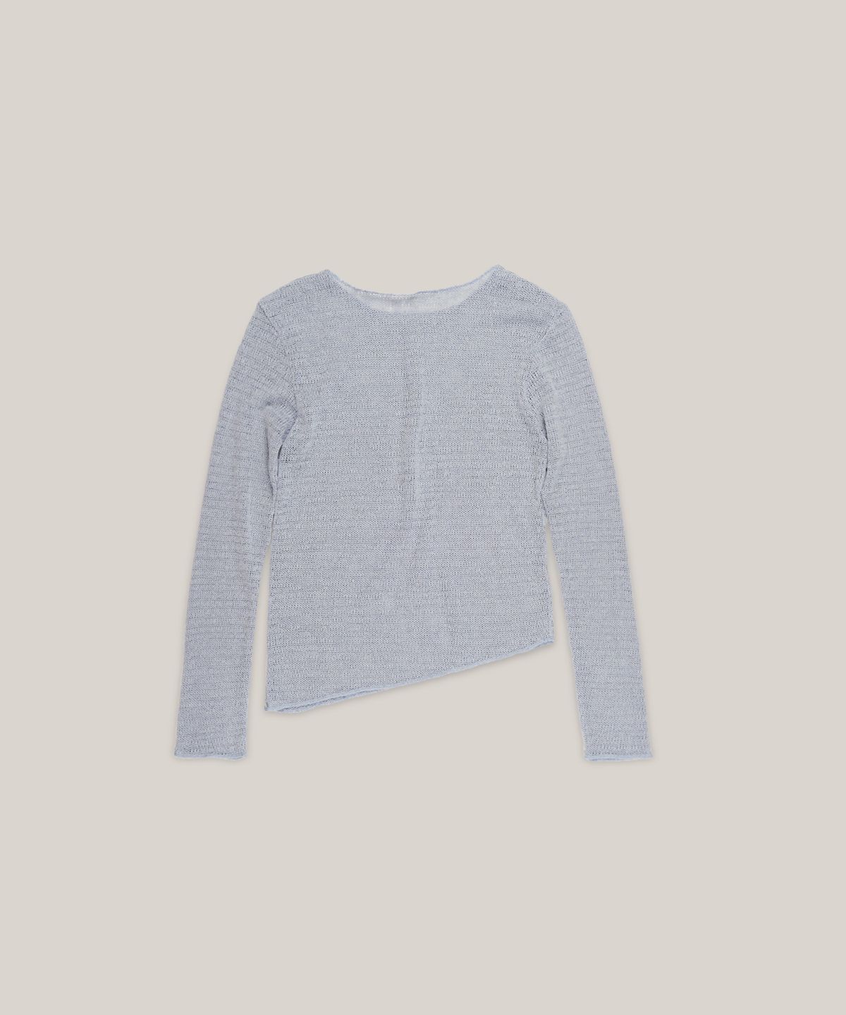 아우로(OURO) BOHEMIAN SNAP TOP [ PALE BLUE ]